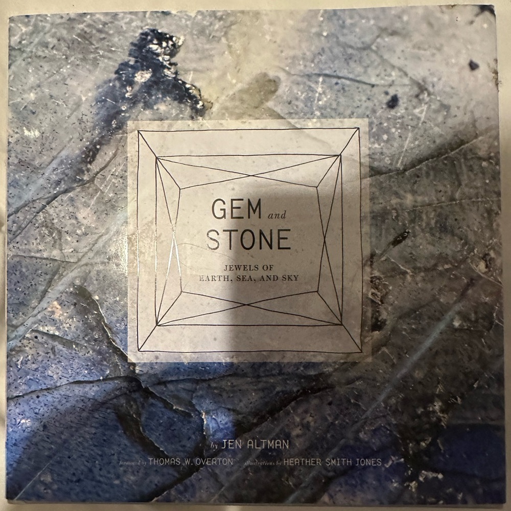 Gem and Stone Book - Blue Cover